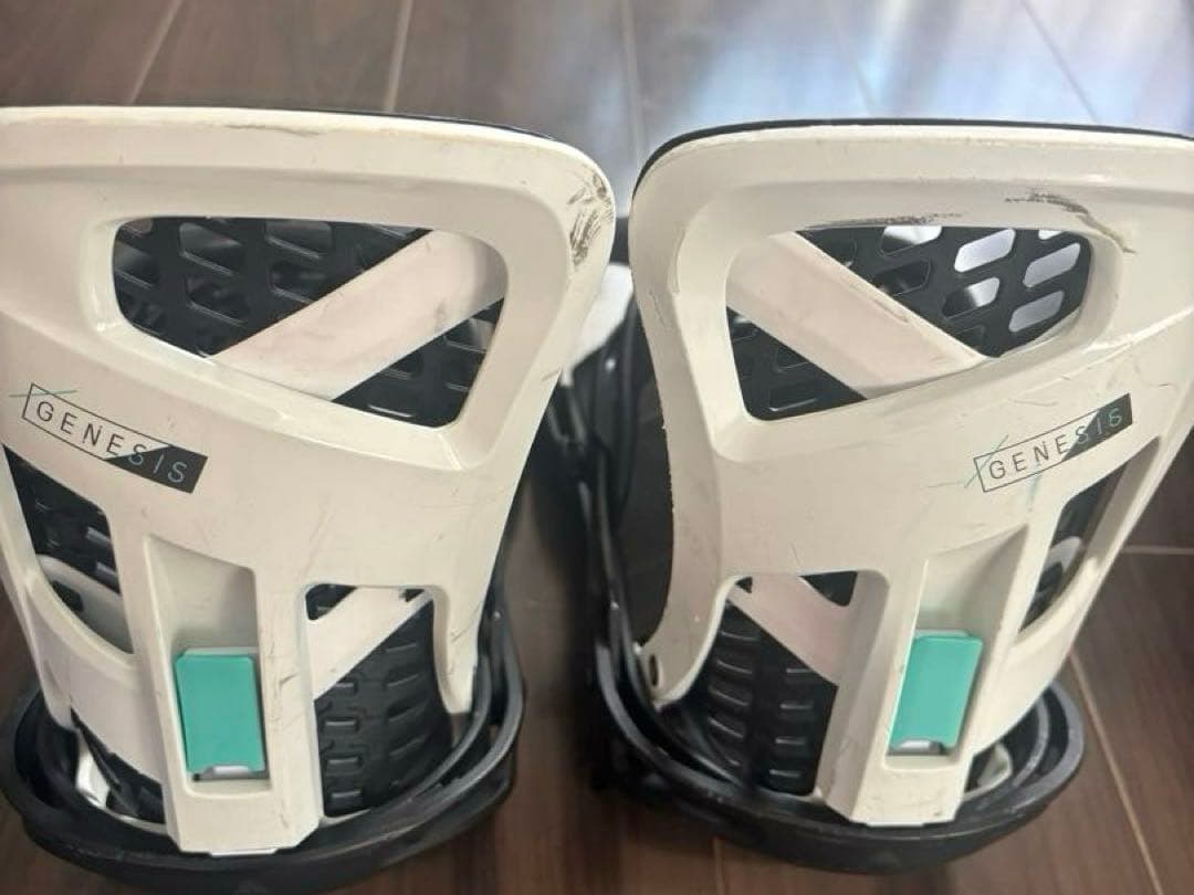 Burton Genesis スノーボード ビンディング ホワイト/ブラック