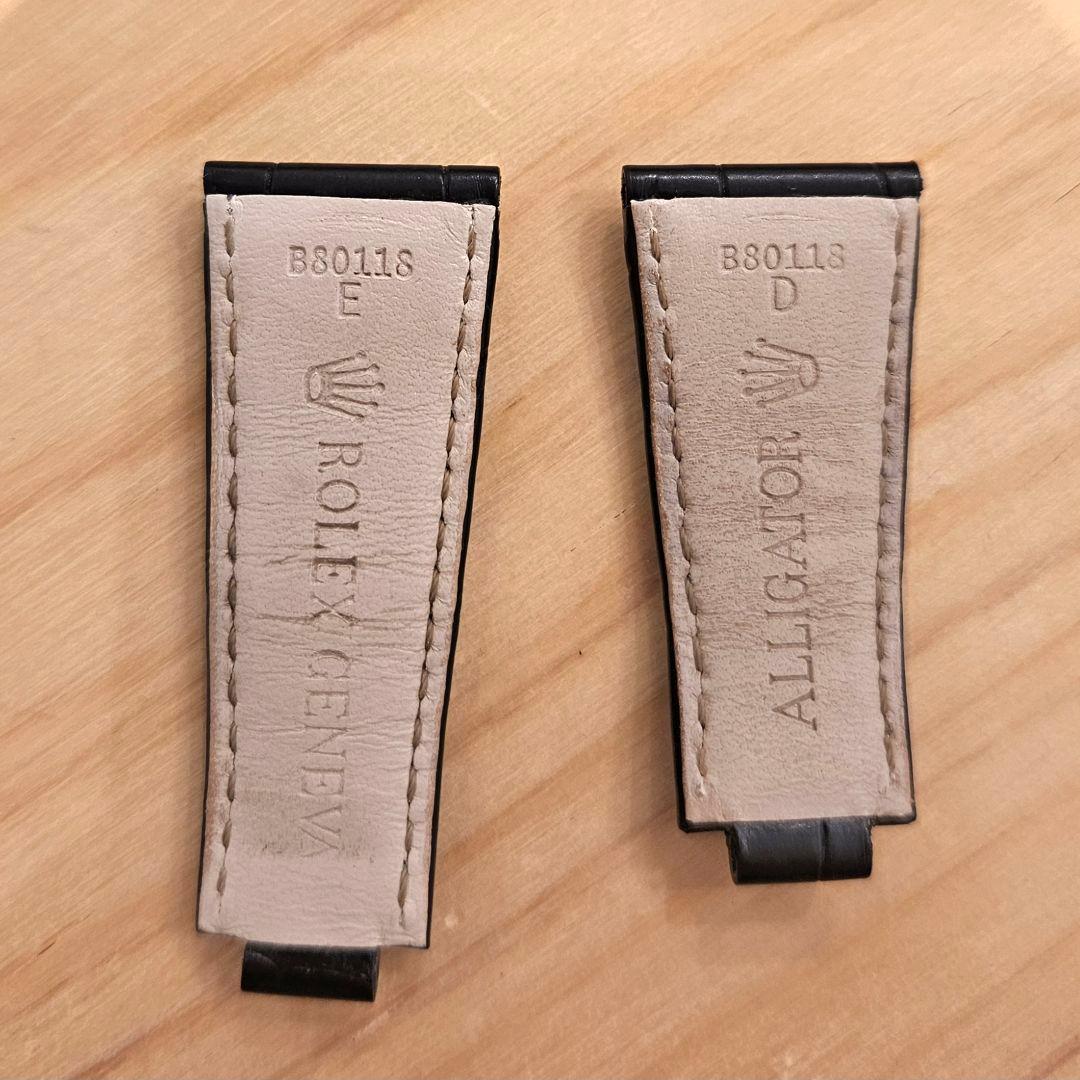 ROLEX クロコ レザーベルト