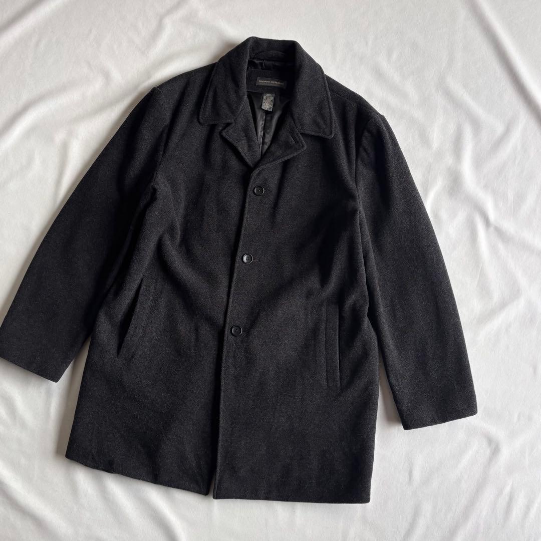 00s BANANA REPUBLIC wool×cashmere coat