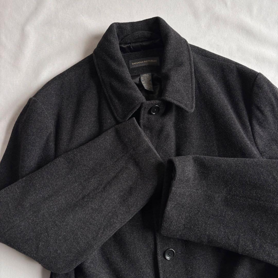 00s BANANA REPUBLIC wool×cashmere coat