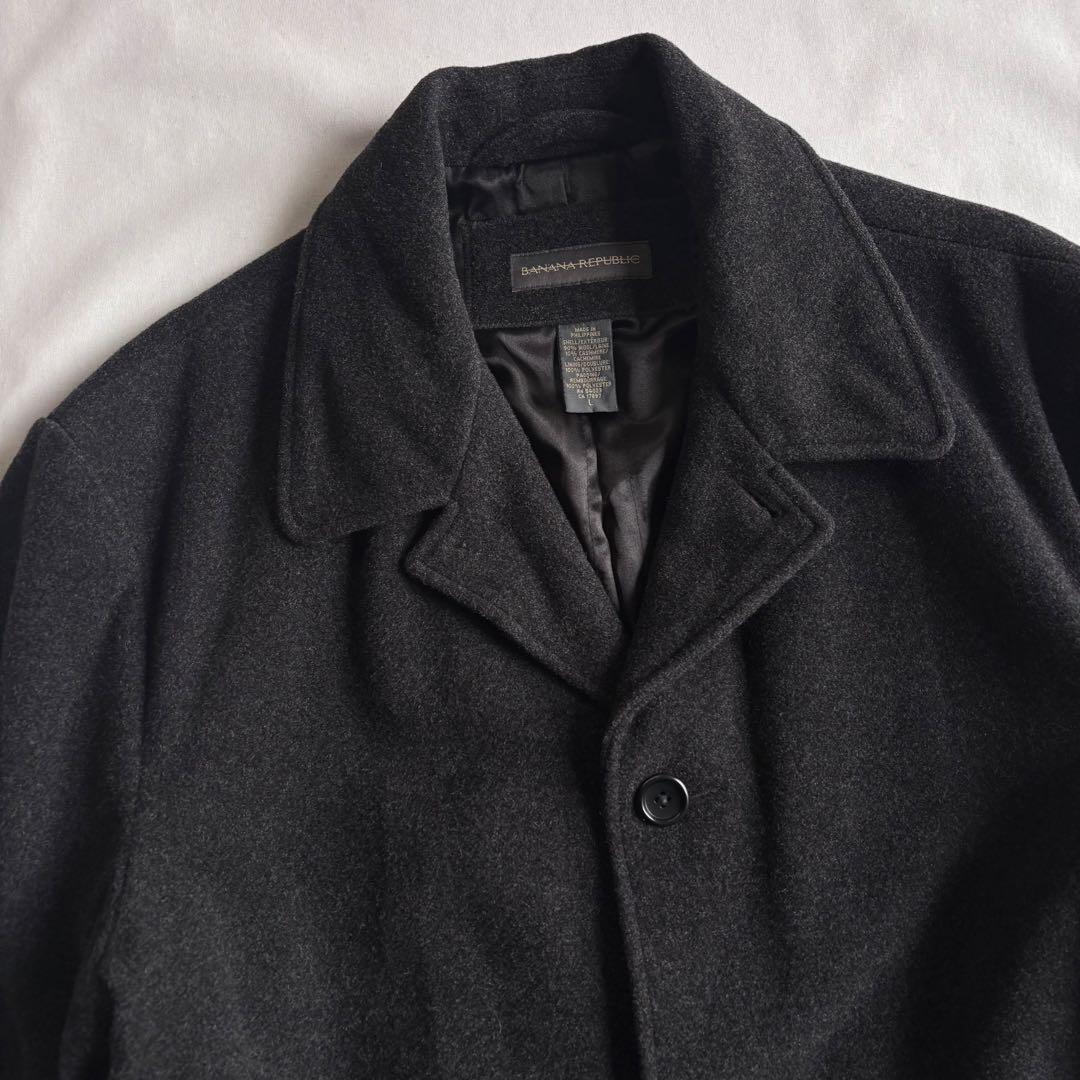 00s BANANA REPUBLIC wool×cashmere coat