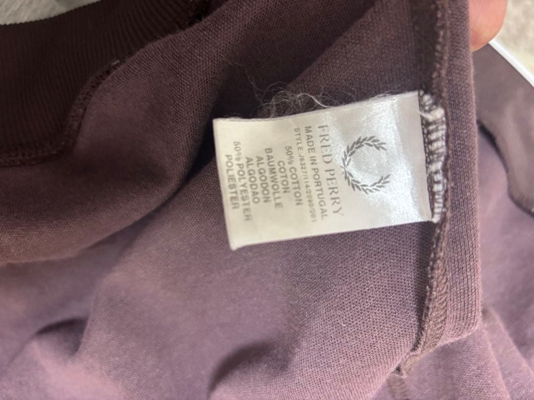 FRED PERRY ブラウン ジャージ L