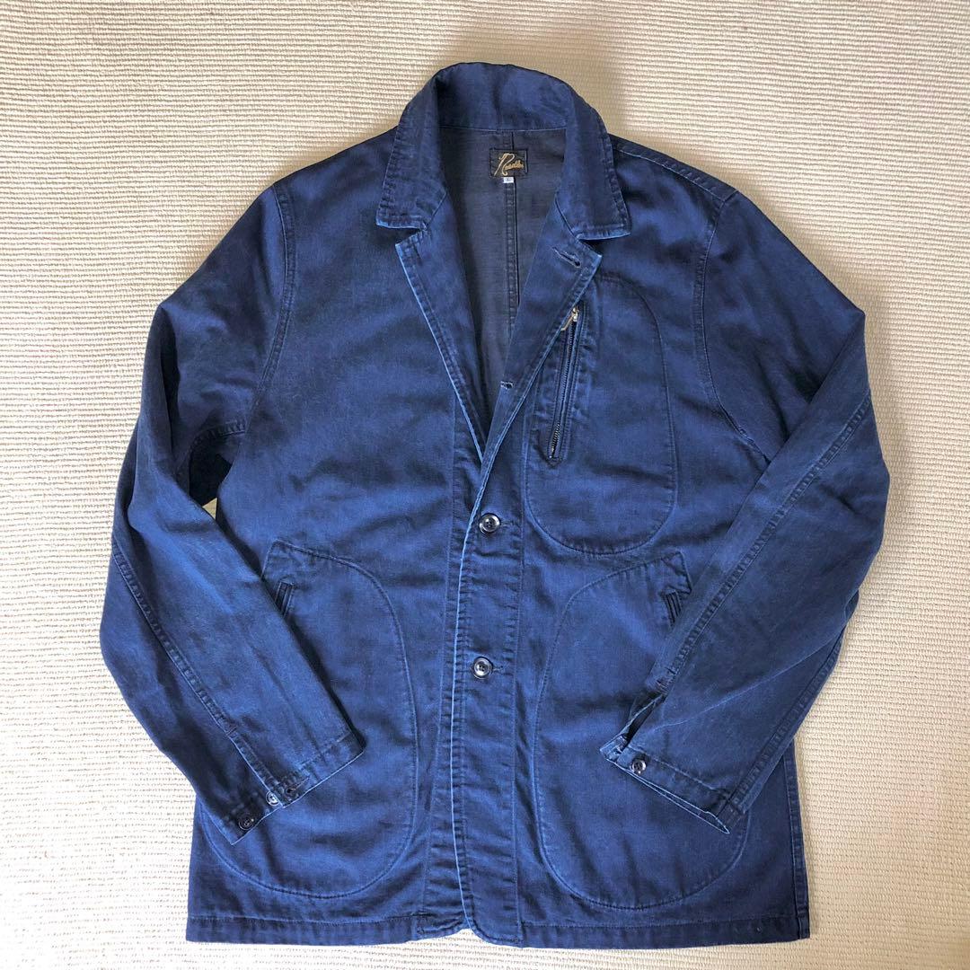 Needles ニードルズ アロージャケット カバーオール 濃紺Ｌ