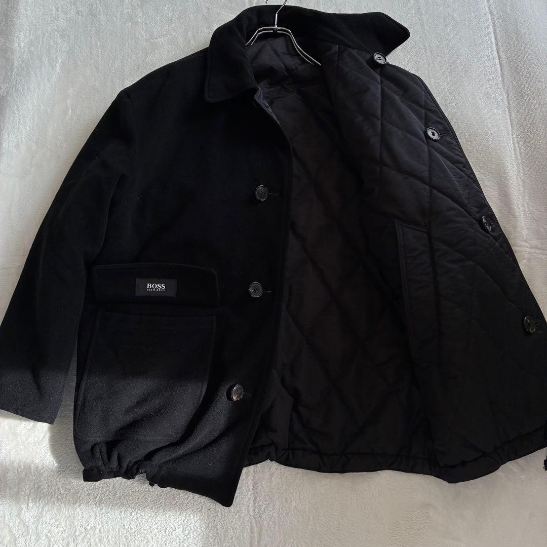 ヒューゴボス ウールジャケット リバーシブル 48 L キルティング