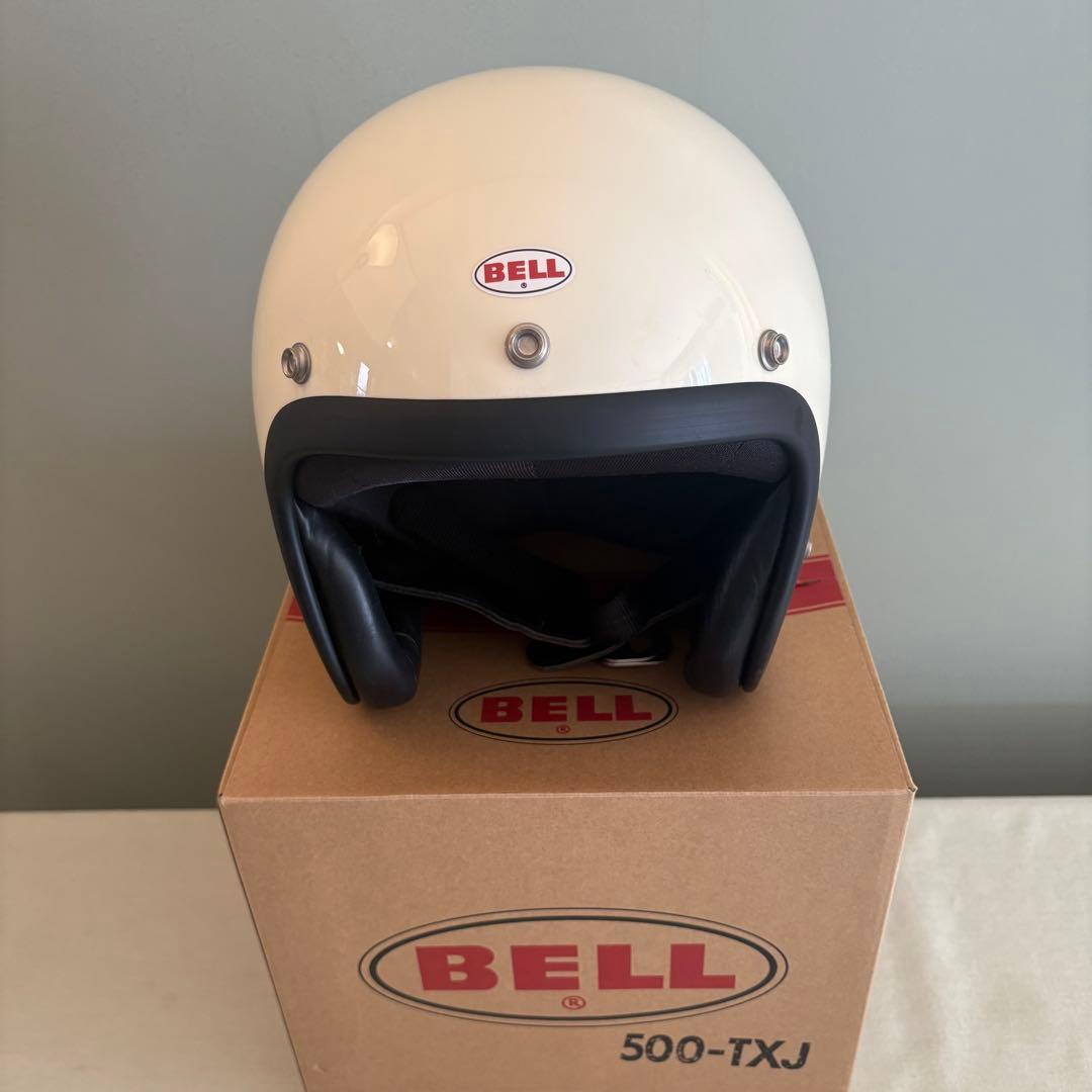 BELL 500-TXJ アイボリージェットヘルメット