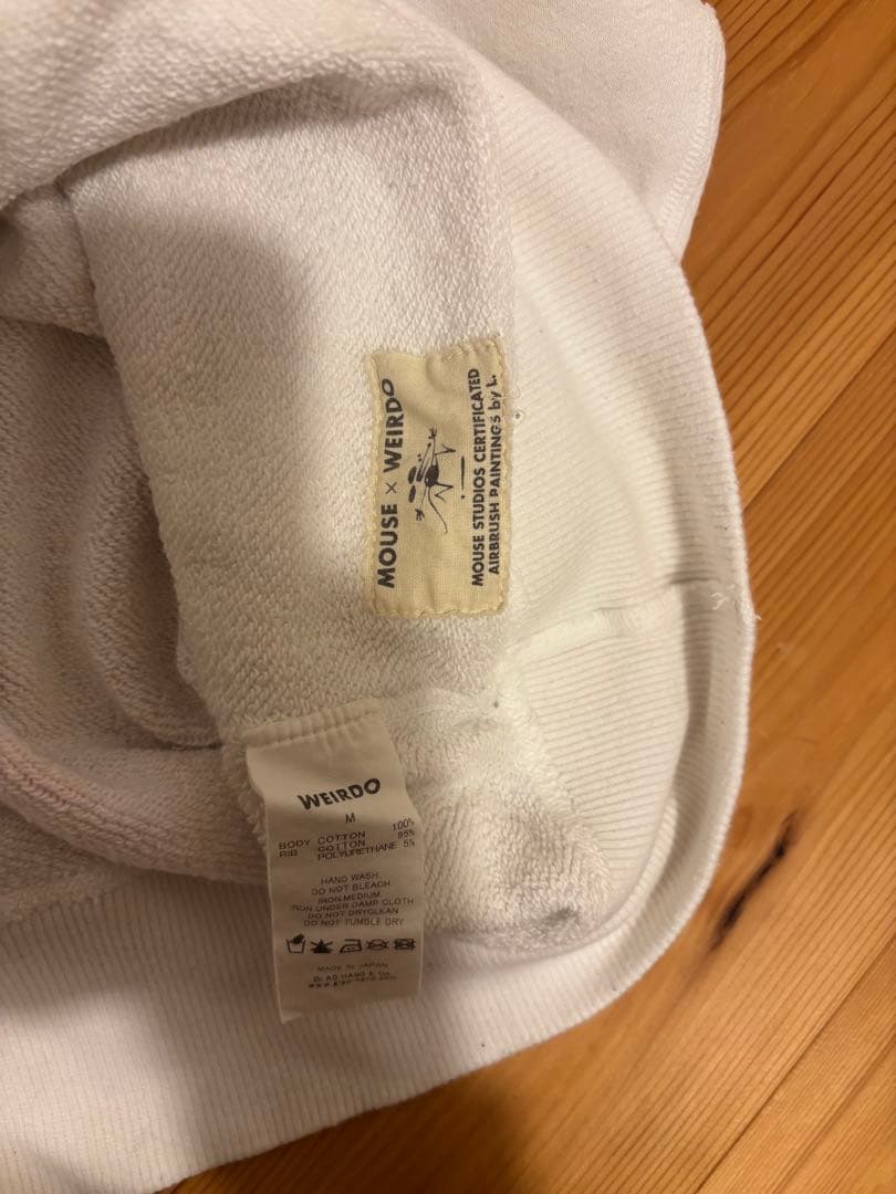 WEIRDO グラッドハンド　エアブラシ　スタンリーマウス　七分袖カットソー