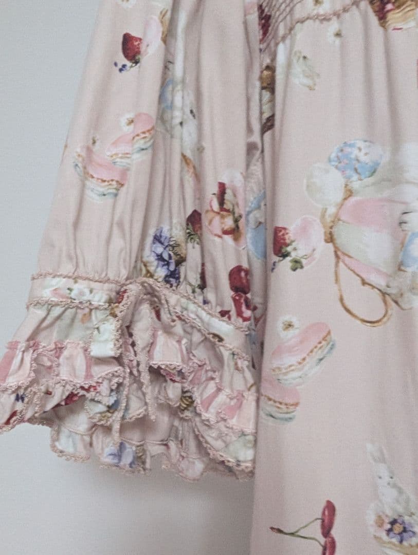 明日まで限定値下美品　ピンクハウス　スプリング　バニー　パッチワーク　ワンピース