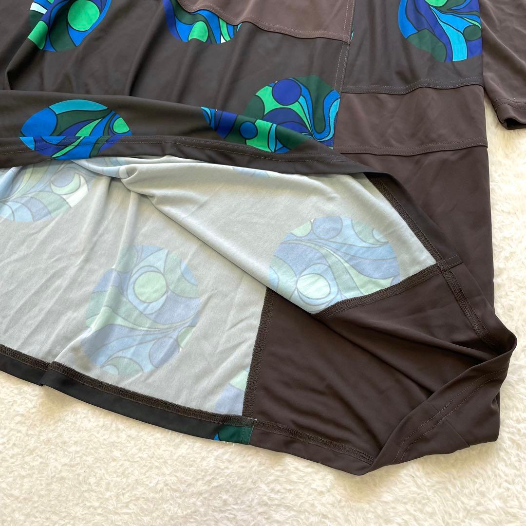 美品 TOKUKO 1er VOL ドット柄 Aラインワンピース