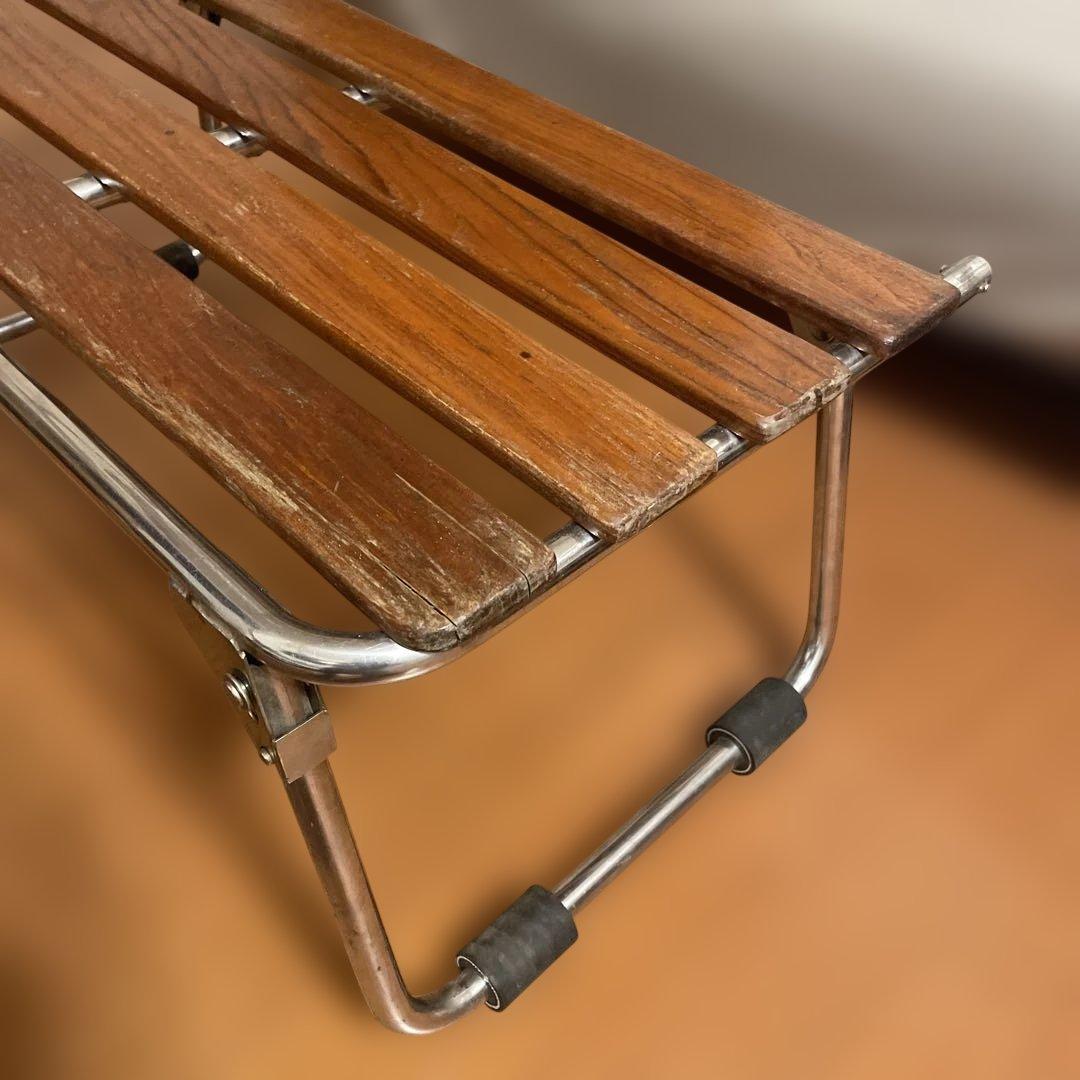 ヴィンテージ　折りたたみ式　アウトドアテーブル　センターテーブル　キャップ　船用