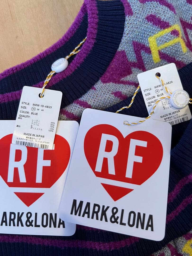 【新品タグ付き】MARK&LONA＊RF 幾何学模様セットアップ