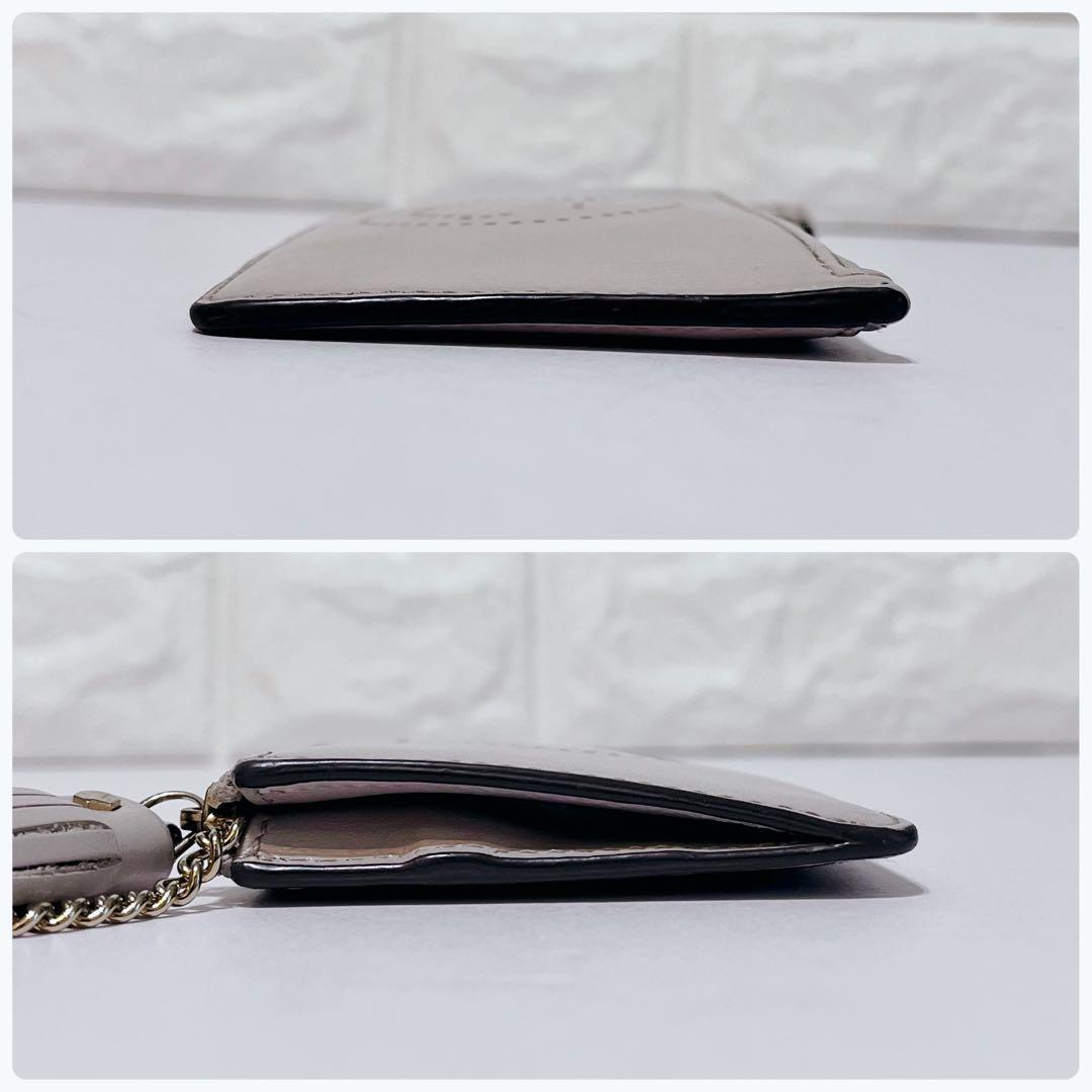 ANYA HINDMARCH スマイリーウィンキー パンチングレザーケース