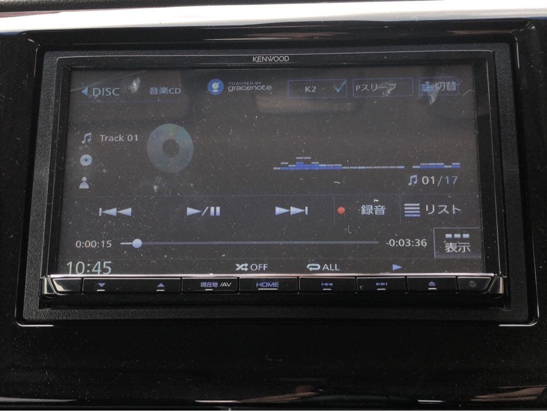 KENWOOD MDV-D707BT ナビ　Bluetooth