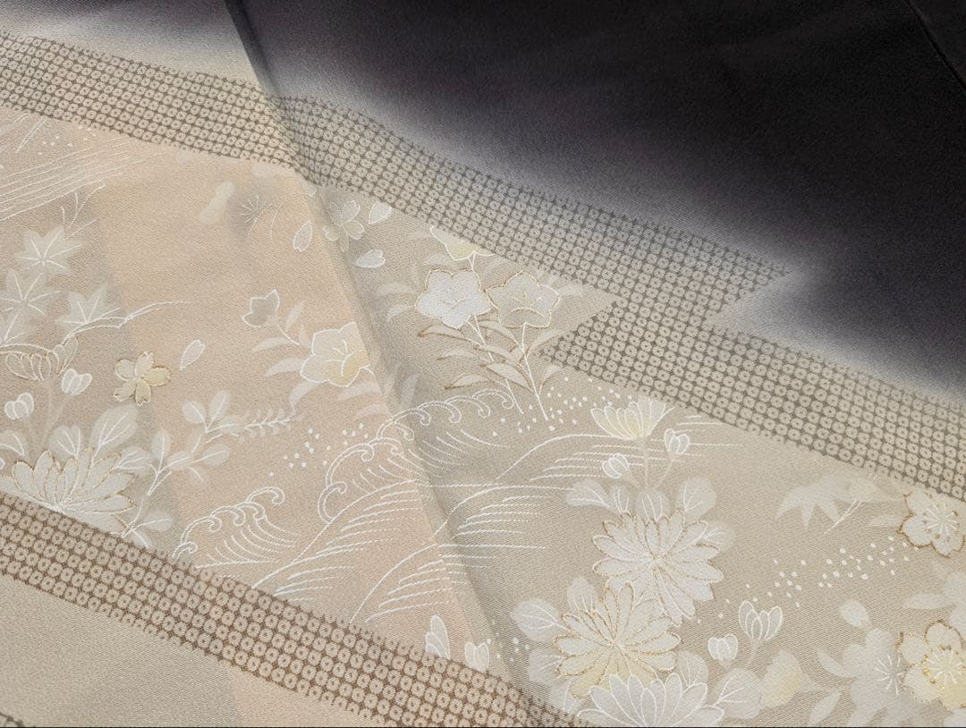 ⭐︎K0961 美品 逸品 粋 金彩 正絹 訪問着