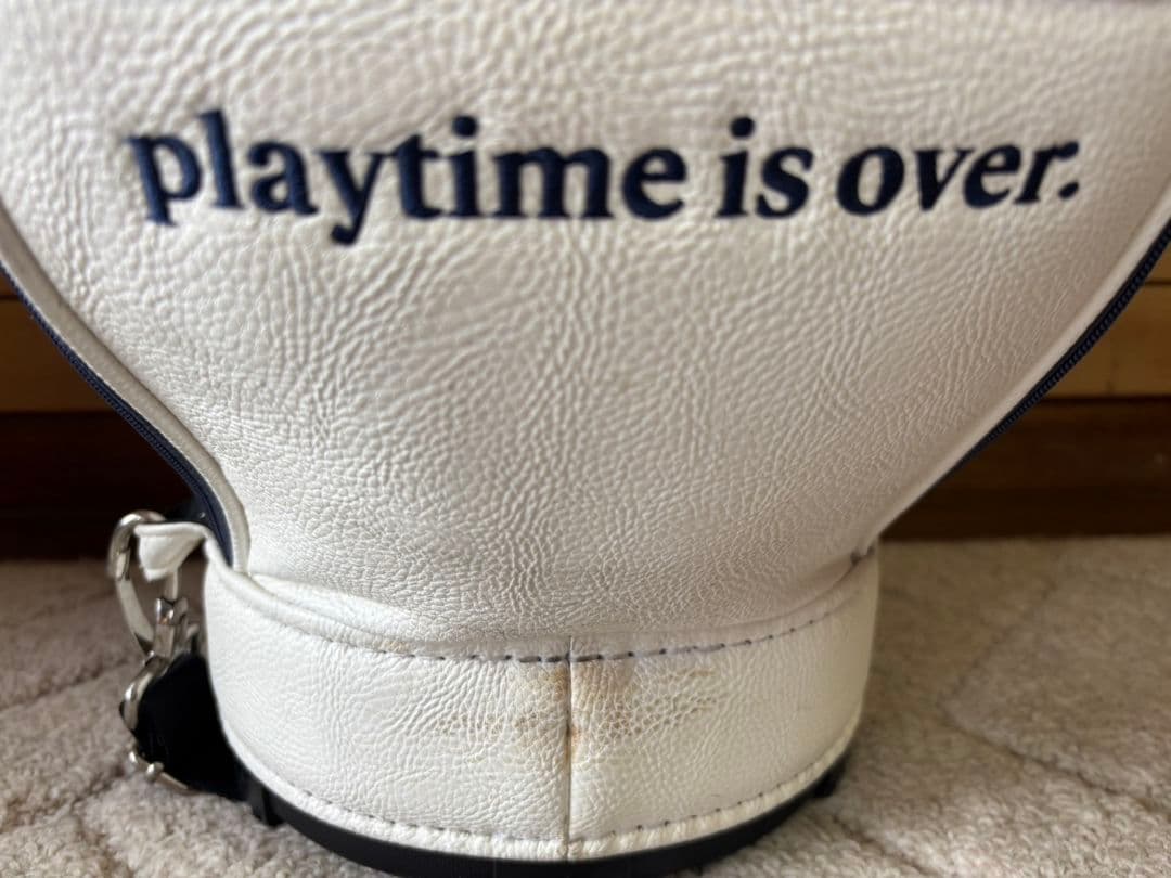 ヘッドカバー付 Psycho Bunny ゴルフバッグ・キャディバッグ ホワイト