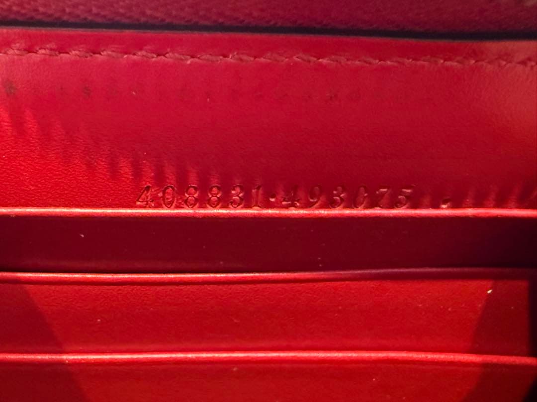 【GUCCI グッチ】エナメルラウンドファスナー 長財布