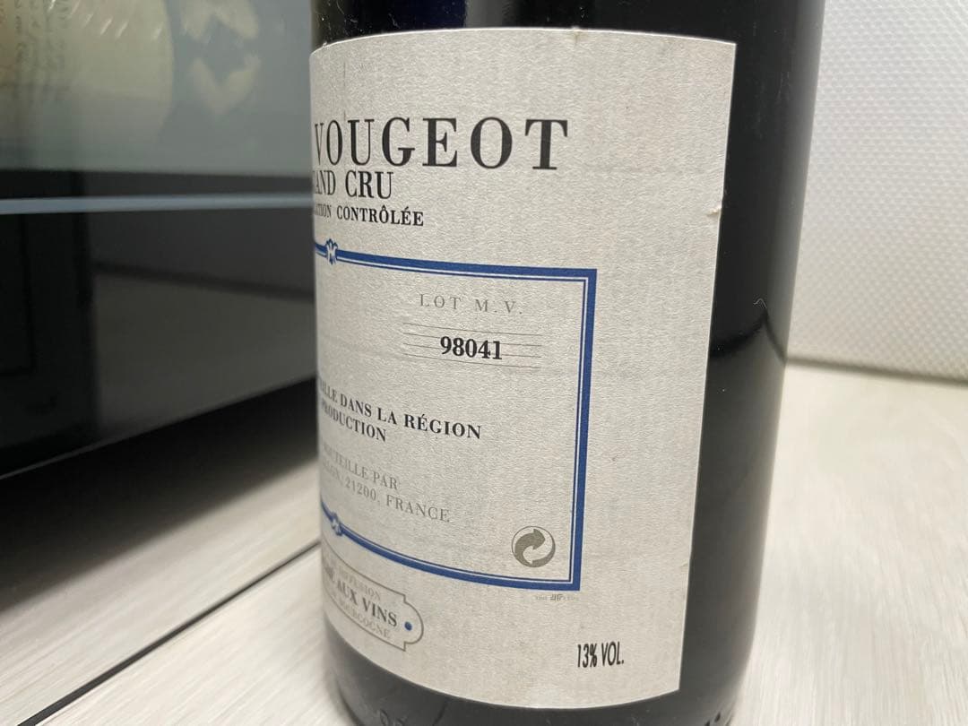 【グラン・クリュ】 クロ・ヴージョ　ジャン・ボーヴァロン 2003 セラー保管