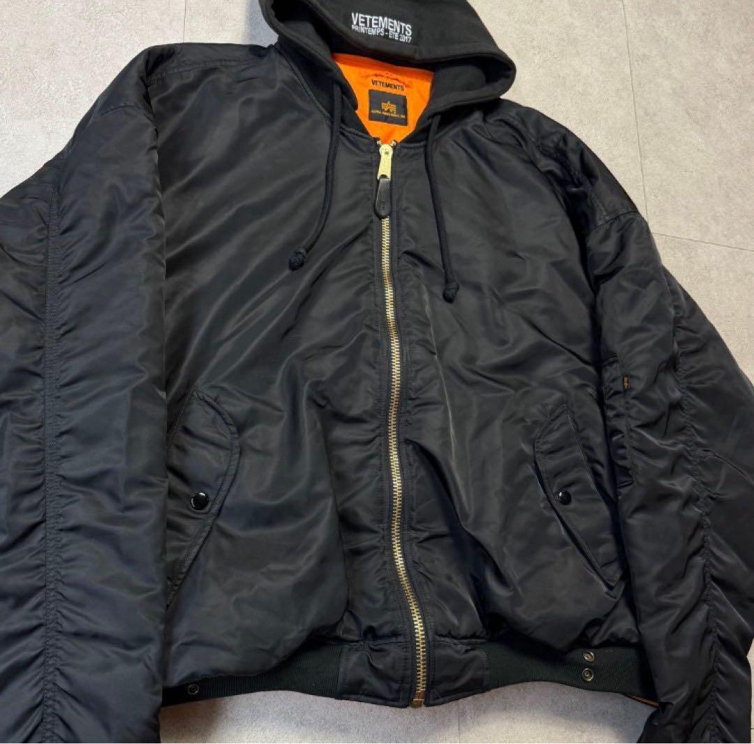 ジャケット・アウター vetements alpha over ma-1 bomber jacket