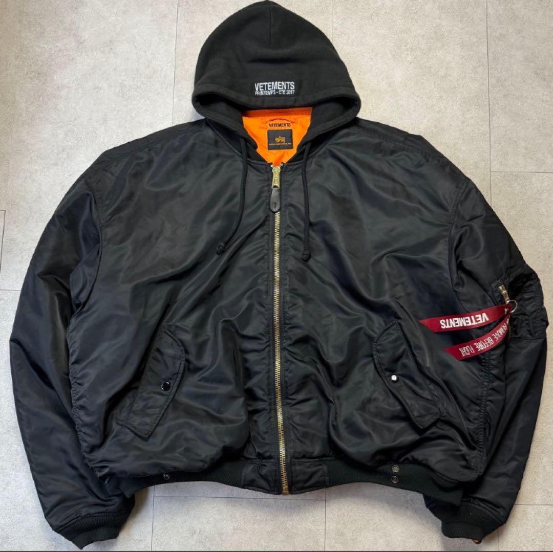 ジャケット・アウター vetements alpha over ma-1 bomber jacket