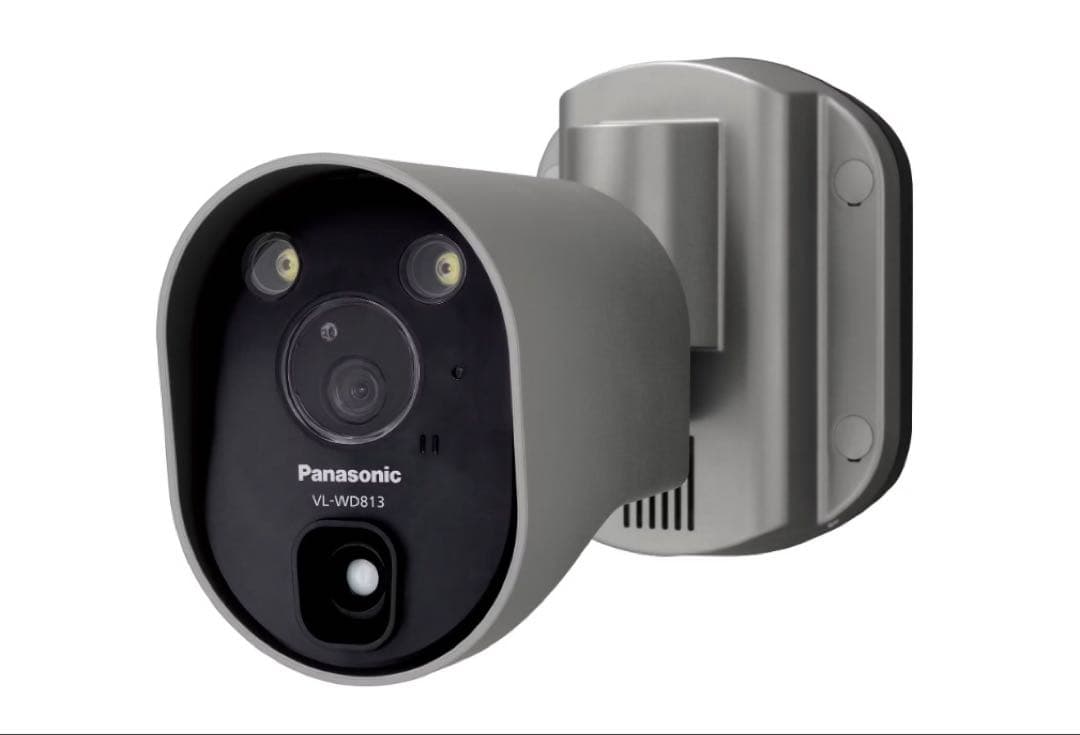 【新品】パナソニック センサーライト付　屋外ワイヤレスカメラ　3台セット