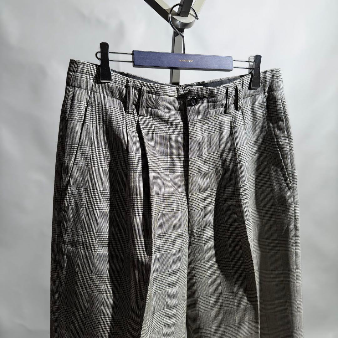 もろこし様コムデギャルソンオム 70~80s TUCK TROUSERS L