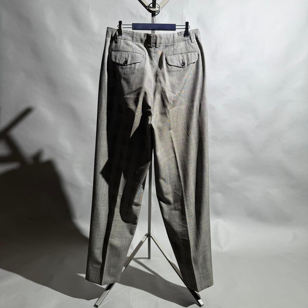 もろこし様コムデギャルソンオム 70~80s TUCK TROUSERS L