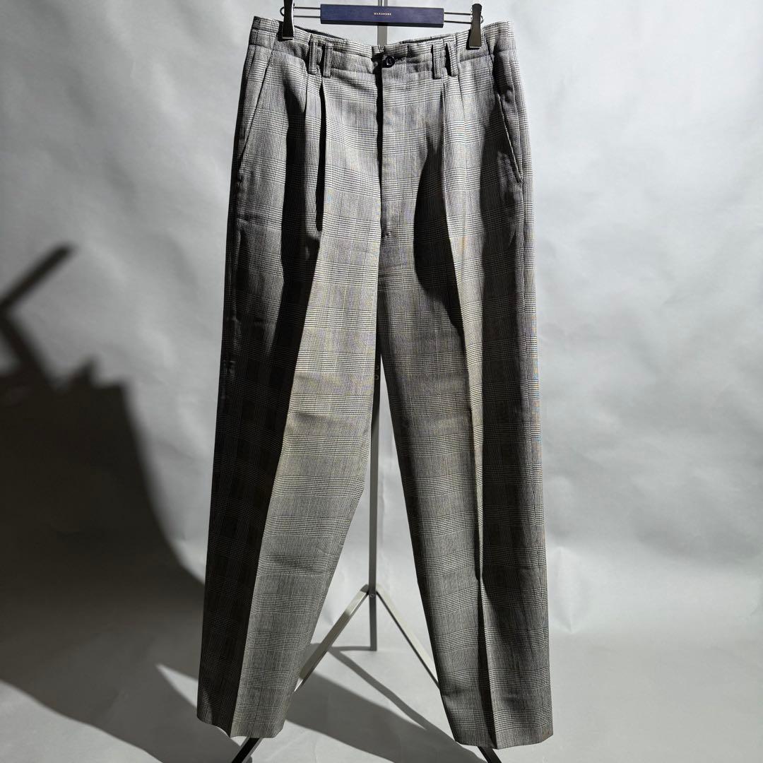 もろこし様コムデギャルソンオム 70~80s TUCK TROUSERS L