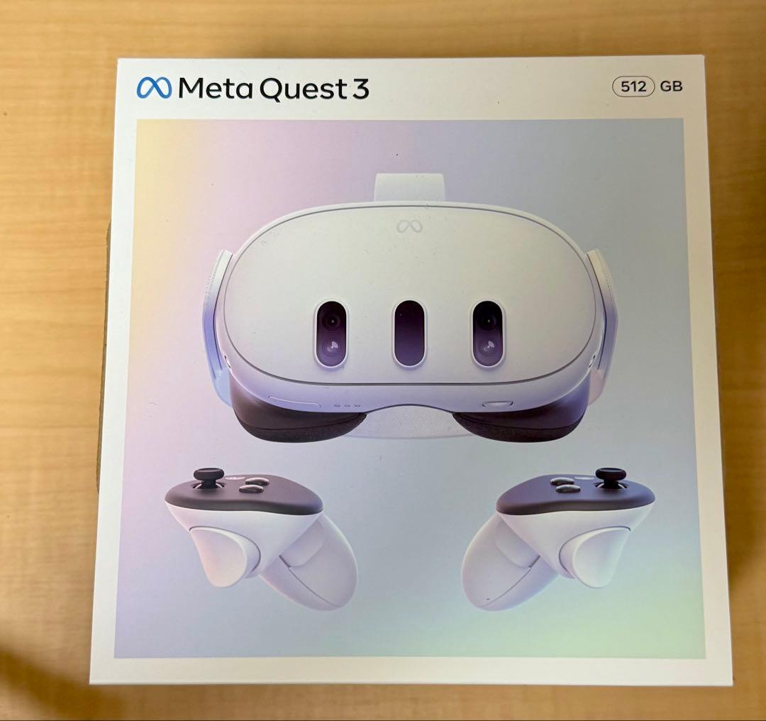  Quest 3 512GB VRヘッドセット＋ヘッドストラップ
