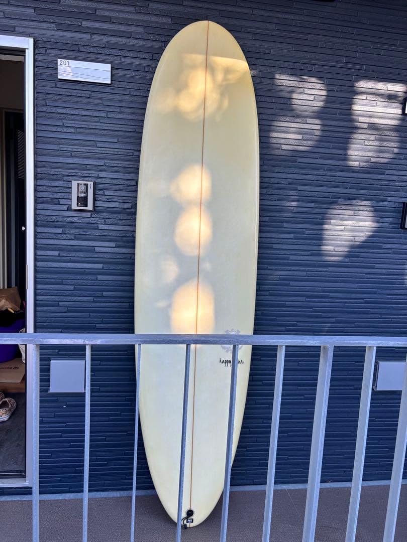 スリーウェザー　ファンボード 7`2フィート リーシュ、フィン、ハードケース付