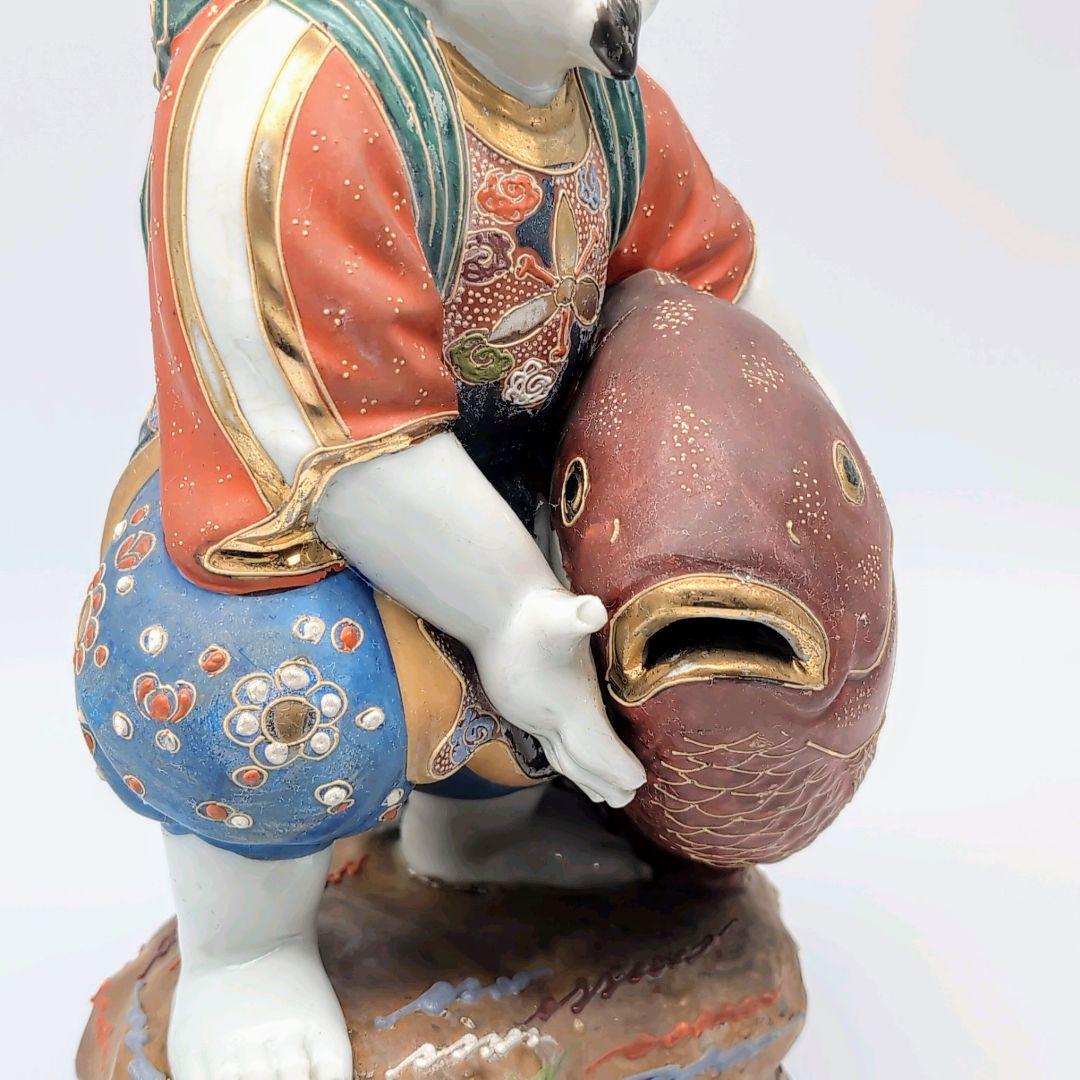 九谷焼　恵比寿様&打出の小槌　縁起物セット　置き物　インテリア