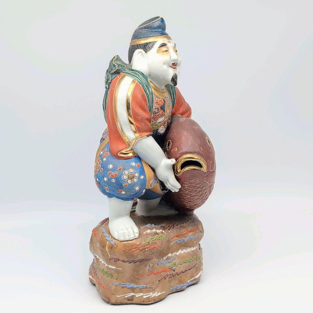 九谷焼　恵比寿様&打出の小槌　縁起物セット　置き物　インテリア