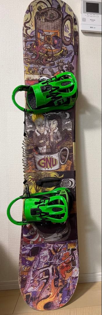 GNU スノーボード スノボー板 ビンディング ELAN