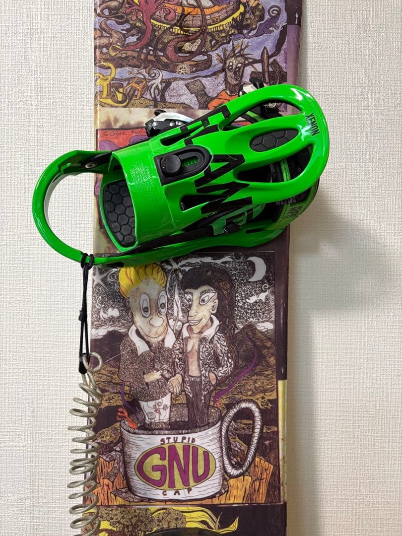 GNU スノーボード スノボー板 ビンディング ELAN