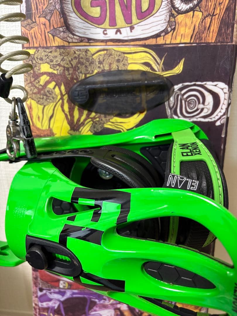 GNU スノーボード スノボー板 ビンディング ELAN