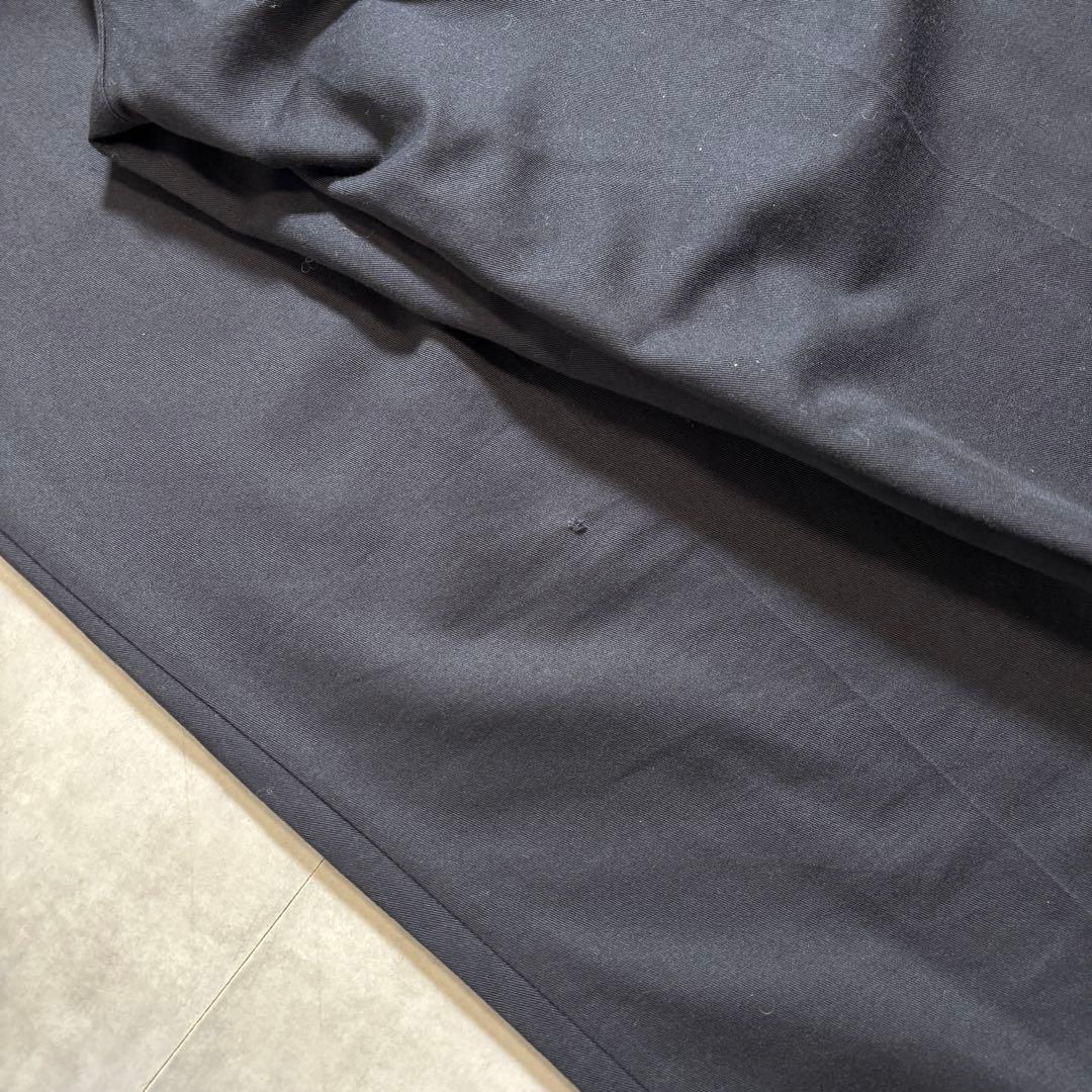 古着 90s SAVANE 3タック ワイド スラックス 極太 ブラック パンツ