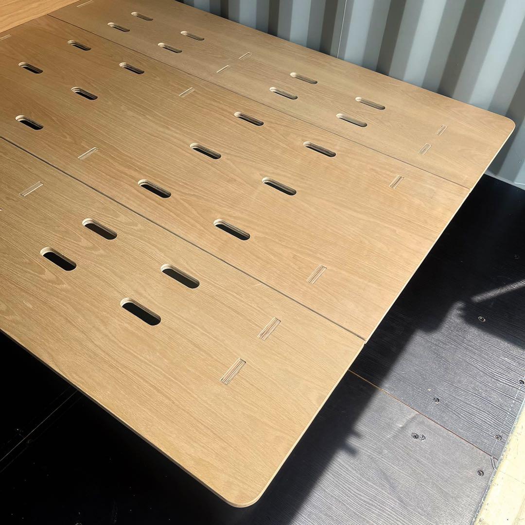 取付無料！コアラマットレス 北欧風ハニカム構造コアラベッドフレームクイーン✨