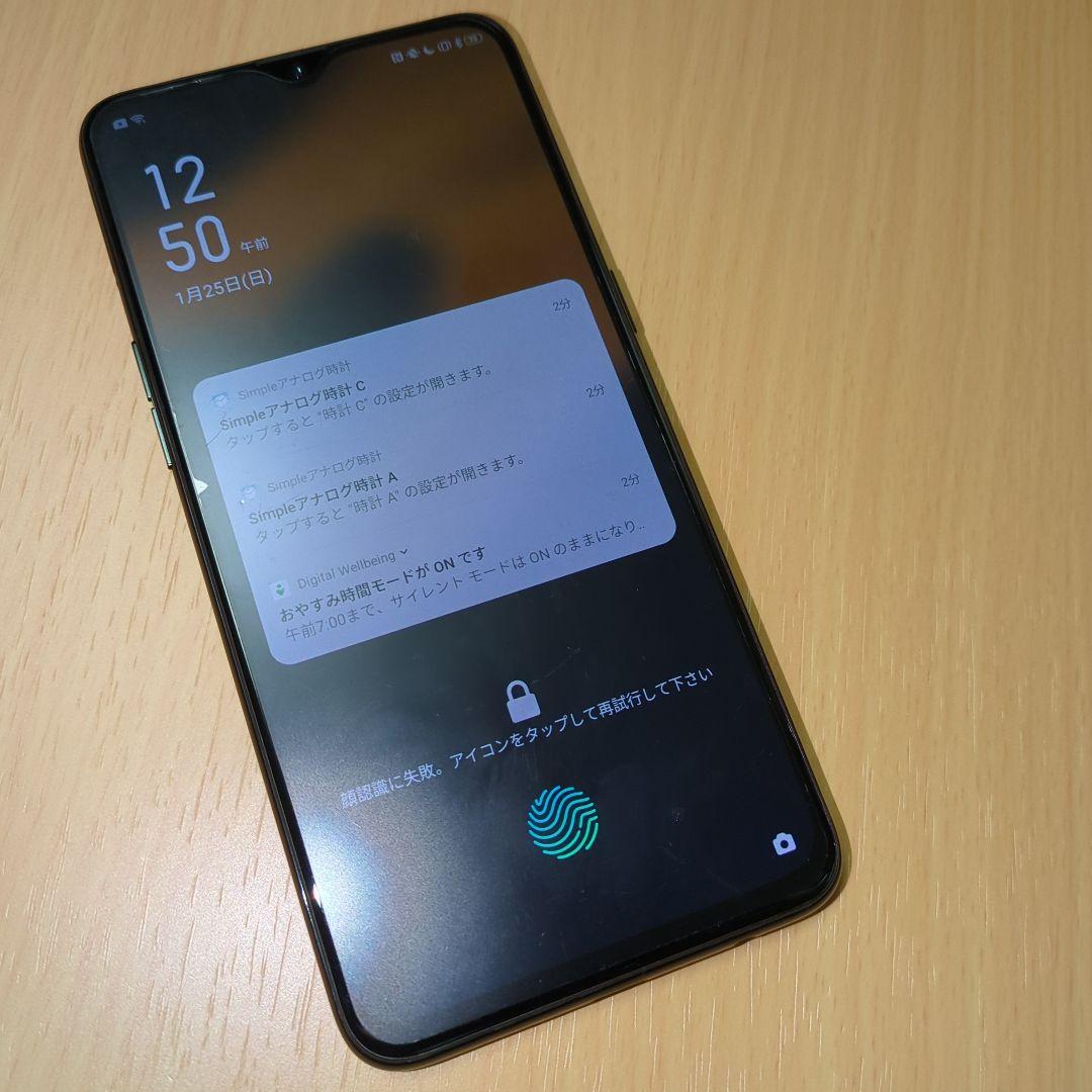 oppo reno A スマートフォン ブラック