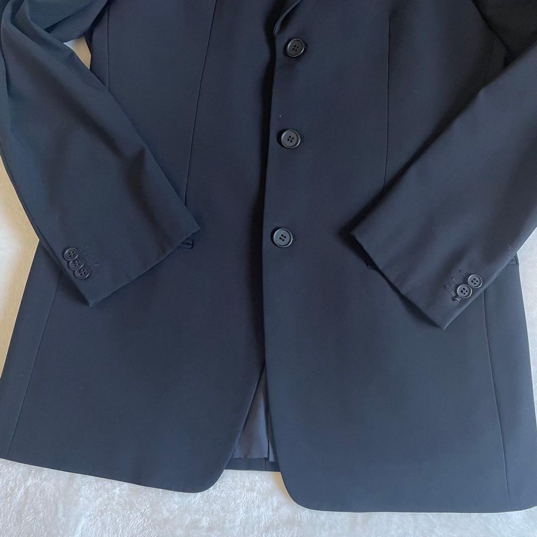 ARMANI COLLEZIONI ブラック スーツ セットアップ 48