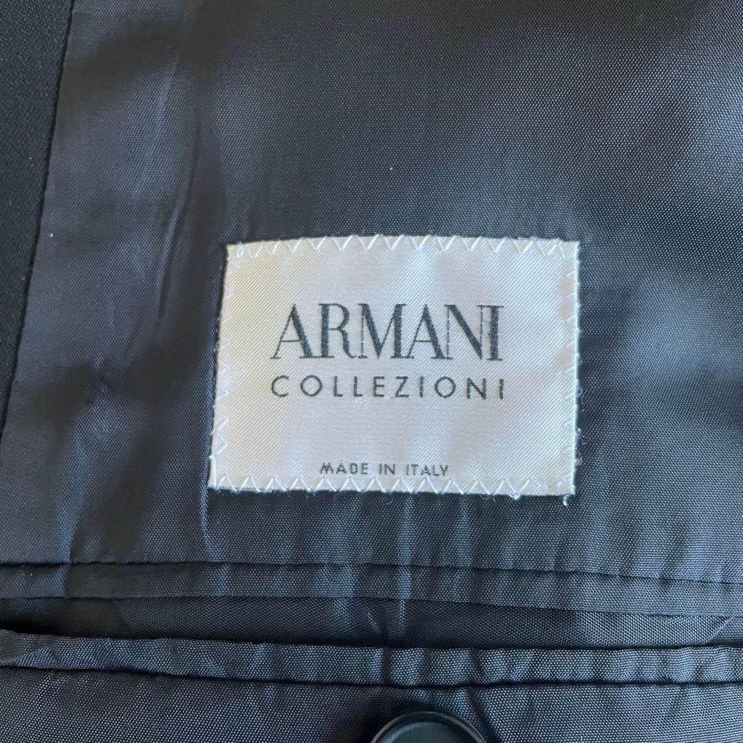 ARMANI COLLEZIONI ブラック スーツ セットアップ 48