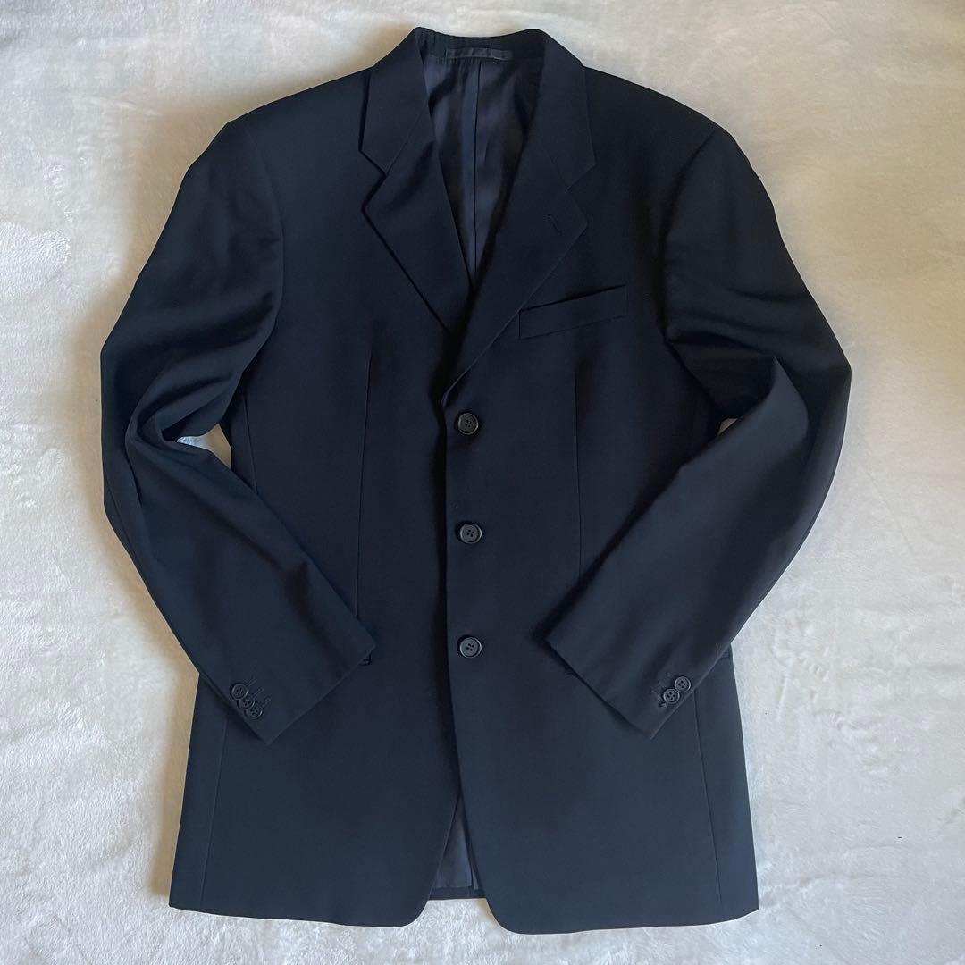 ARMANI COLLEZIONI ブラック スーツ セットアップ 48