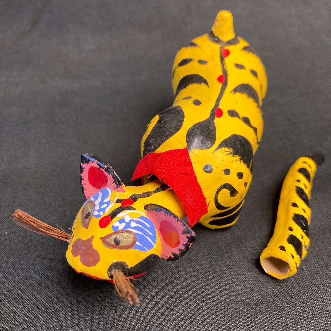 張子虎 首振り 張子人形 出雲 民芸 郷土玩具 高橋熊市商店 島根県