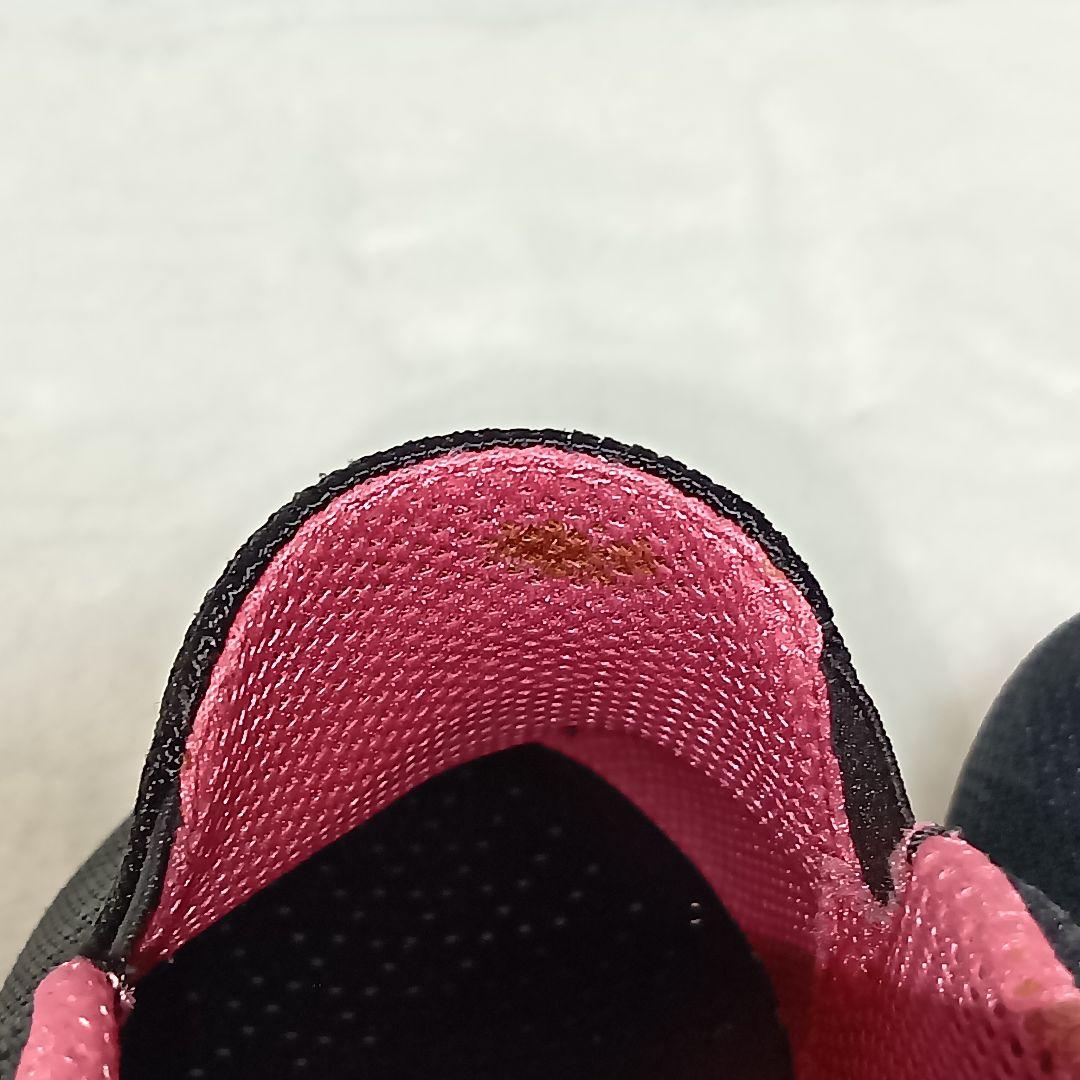 PRADA プラダメッシュスリッポンスニーカー黒ピンク25〜25.5