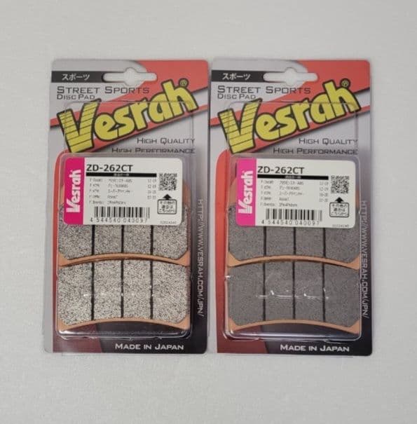 Vesrah　ベスラ　ZD-262CT　シンタードメタルパッド