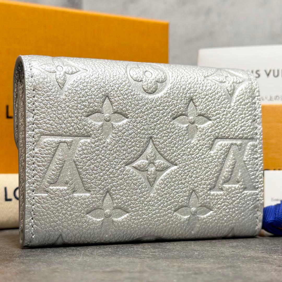 完売品 25AW 新品⭐️ルイヴィトン アンプラント ポルトモネ ロザリ シルバー