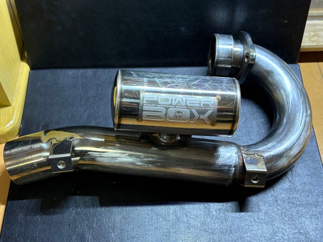 wr250x着用　sp忠男　パワーボックス　エキパイ