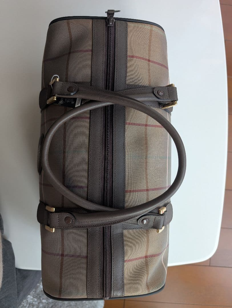 セキヤ様【未使用・タグ付】バーバリー ボストンバッグ 三陽商会 シャドーチェック