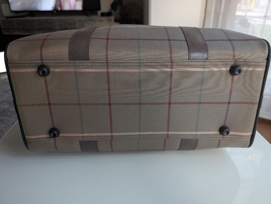 セキヤ様【未使用・タグ付】バーバリー ボストンバッグ 三陽商会 シャドーチェック