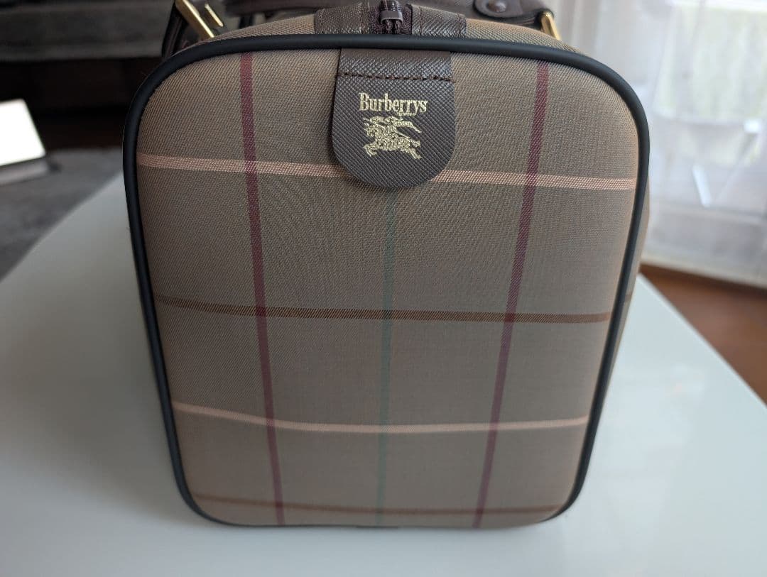 セキヤ様【未使用・タグ付】バーバリー ボストンバッグ 三陽商会 シャドーチェック