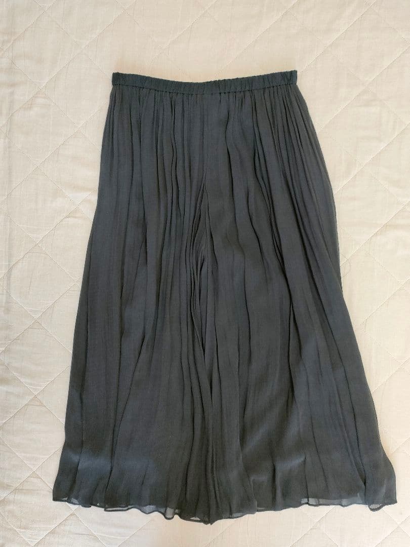 BEARDSLEYビアズリー　シワシフォンギャザーパンツ　ブラックFREE