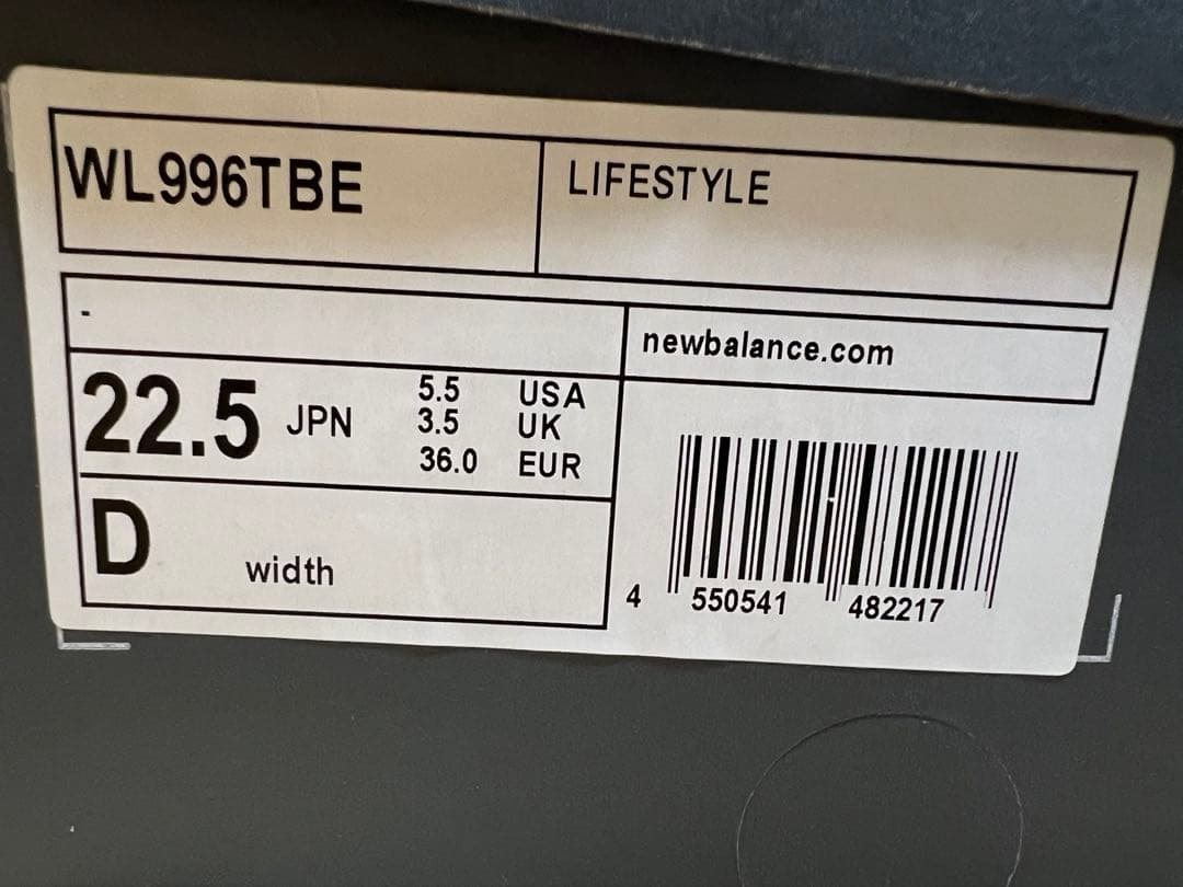 3連休限定！新品です★New Balance WL996 レディーススニーカー