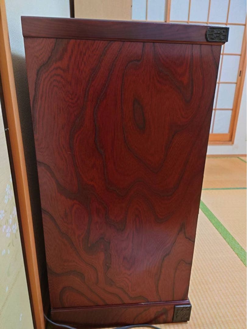 今週中で処分となりました。 飛鳥工芸　和箪笥 鍵付き ダークブラウン